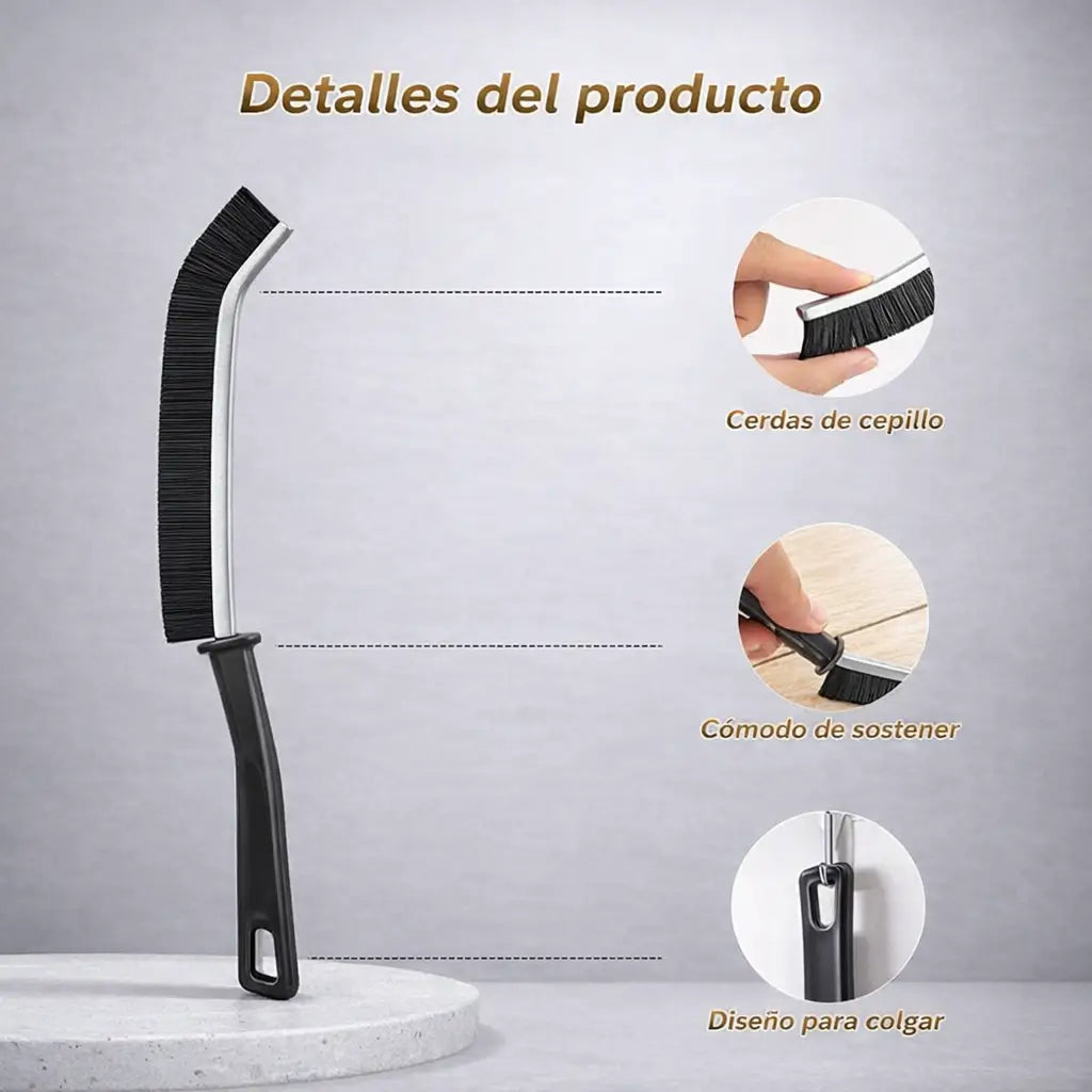 🧽 Cepillo de Limpieza Precisa 🛁 Higiene Profunda ⚡ Elimina Suciedad Acumulada en Minutos, sin Esfuerzo