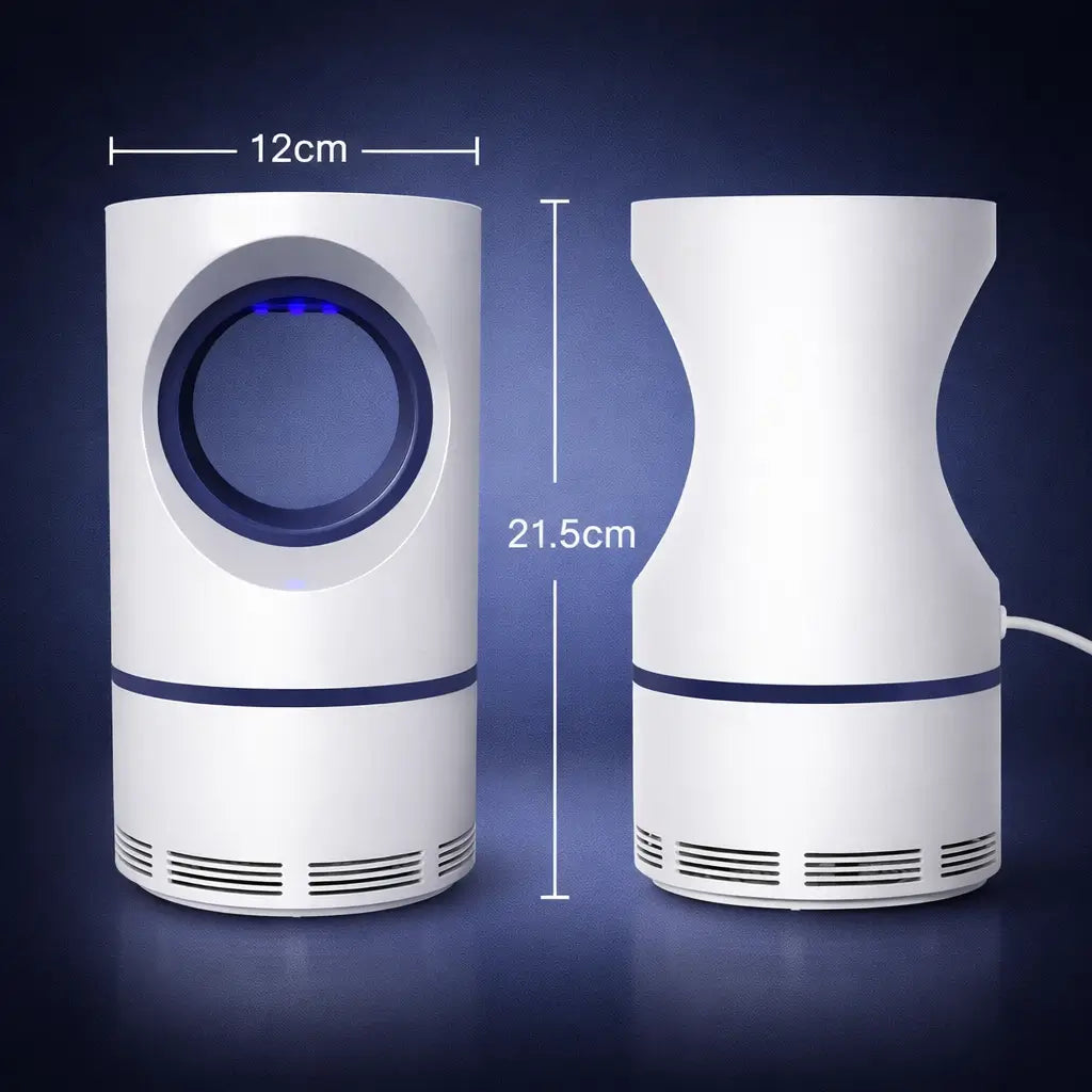 🦟 Lámpara Atrapa Mosquitos USB – 🔇 Protección Silenciosa – 😴 Duerme Tranquilo cada Noche, en Casa o Camping