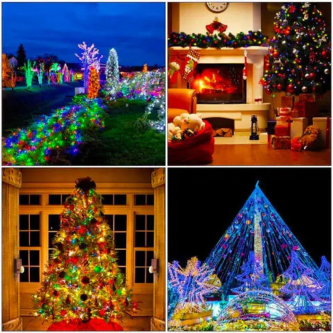 Luces Navideñas Solares Multicolor 🎇 – Decoran y Ahorran tu Hogar – Ilumina sin Preocuparte del Consumo