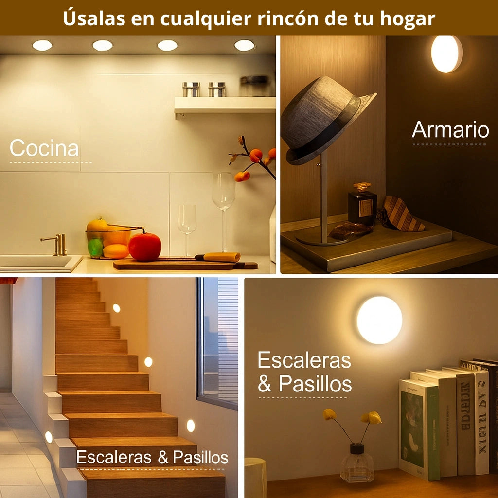 💡 Luz LED con Sensor PACK 3X1 Detecta tu paso👌 Claridad inmediata sin interruptores