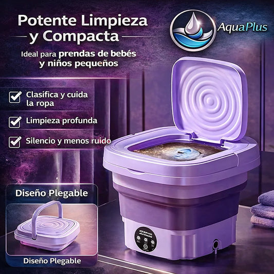 AquaPlus - Ropa limpia donde estés, sin ocupar espacio