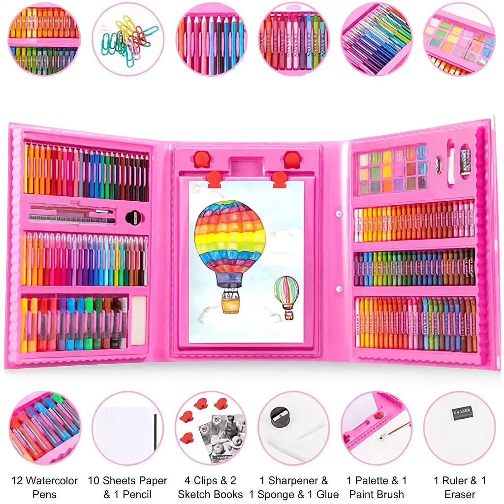🎨🖍️ Set de Arte Infantil – ✨🖌️ Creación Creativa – 🌈🧠 Estimula la Imaginación y la Expresión Artística 👧👦🎉