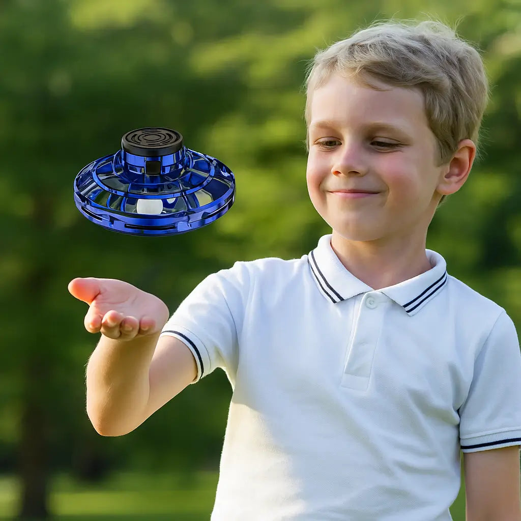 🌀 Spinner Volador LED – 🎮 Juego Interactivo – 🎁 Regalo Perfecto para Niños Creativos 👧🧒