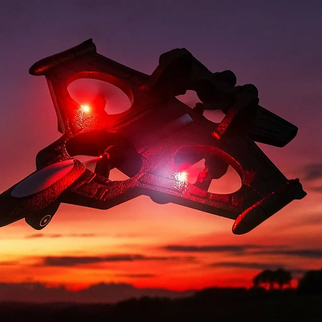 Avión Dron LED – Juego al Aire Libre – Regala Diversión Segura y Sin Pantallas