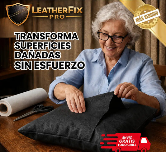 LeatherFix Pro Cuero Sintético Adhesivo - Cubre y restaura tus muebles