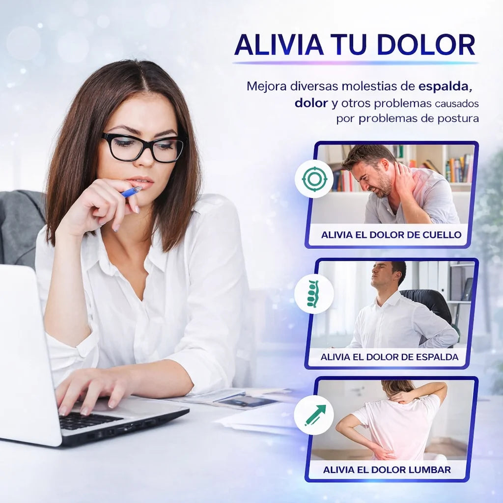 Corrector de Postura Ajustable (OFERTA ESPECIAL 2x1)✨ Soporte Ortopédico Diario 🙇🏻‍♀️ Ayuda a reducir molestias desde la primera semana