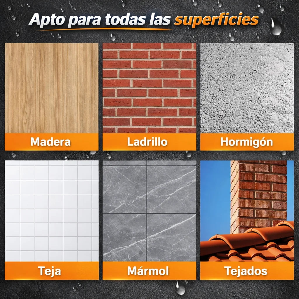 Sellador Impermeable Transparente - Repara filtraciones