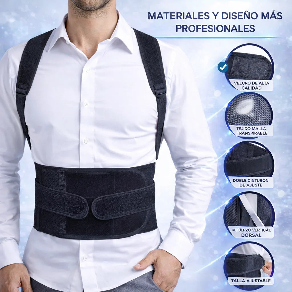 Corrector de Postura Ajustable (OFERTA ESPECIAL 2x1)✨ Soporte Ortopédico Diario 🙇🏻‍♀️ Ayuda a reducir molestias desde la primera semana