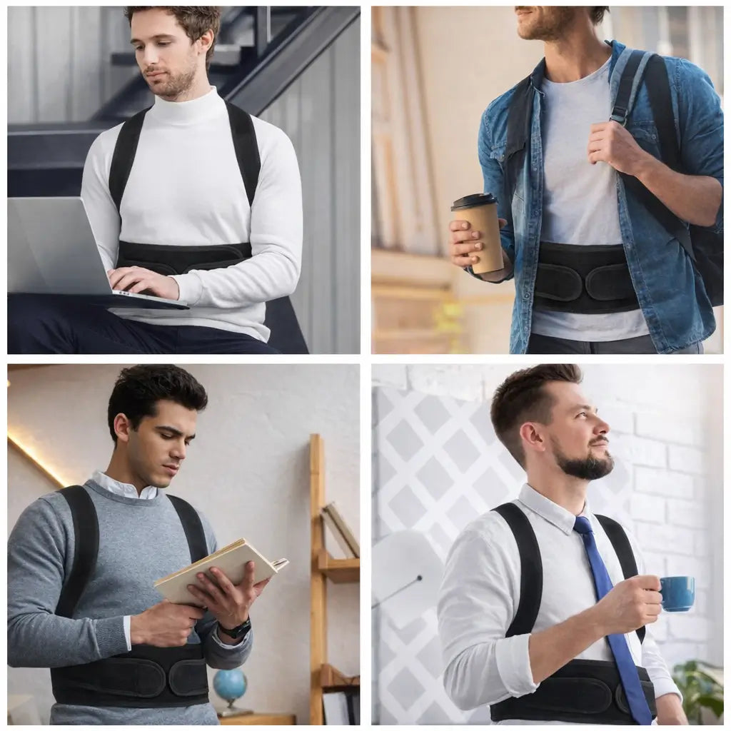 Corrector de Postura Ajustable (OFERTA ESPECIAL 2x1)✨ Soporte Ortopédico Diario 🙇🏻‍♀️ Ayuda a reducir molestias desde la primera semana