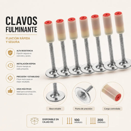 Clavos Fulminante 100 unidades