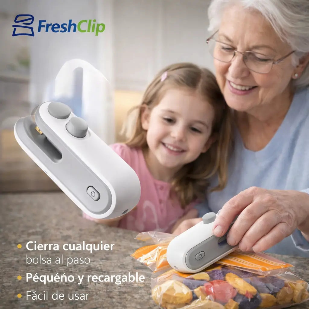 FreshClip - Cierra y conserva tus alimentos en segundos sin complicarte