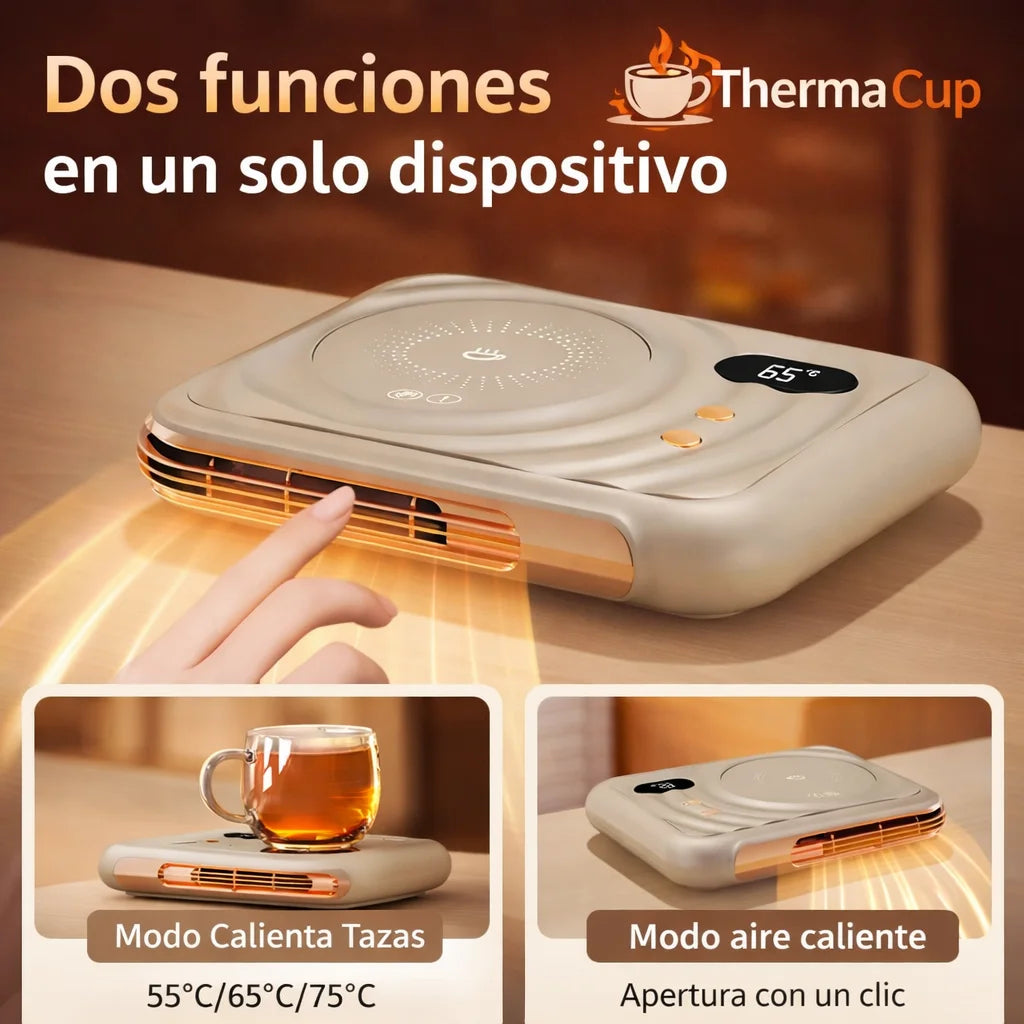 Calentador Inteligente de Tazas ☕️ Mantiene tu Bebida Caliente 🔥 Disfruta tu Café a Temperatura Ideal Durante tu Jornada