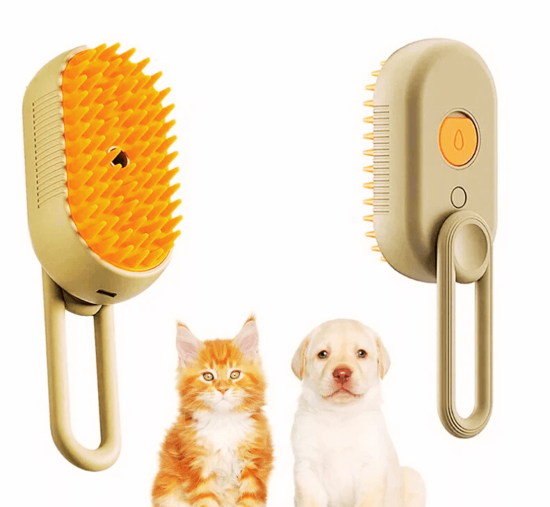 Cepillo a Vapor 🐶 Cuida tu mascota y quita pelos en ¡segundos! 🕰️