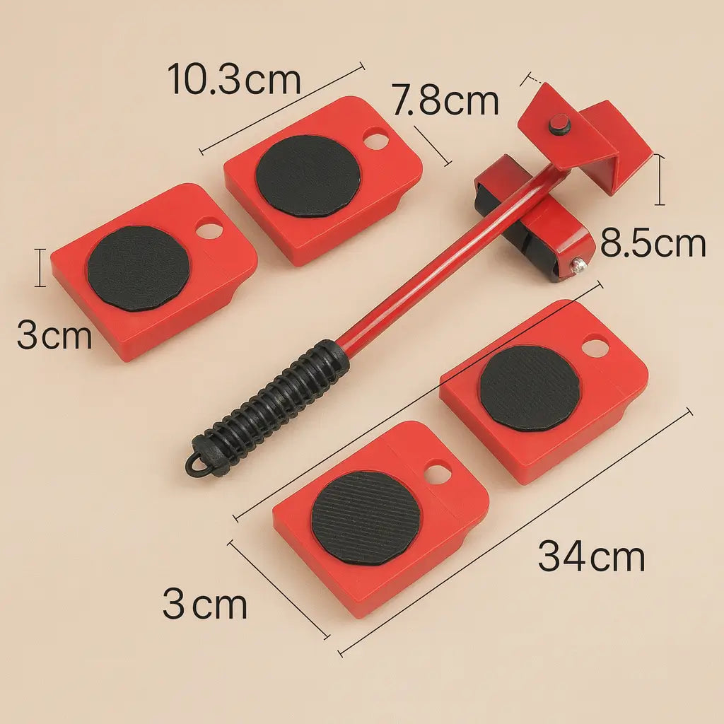 🛠️ Kit Levanta Muebles 💪 Mueve muebles pesados 🛋️ Ahorra esfuerzo y cuida tu espalda hoy 😊