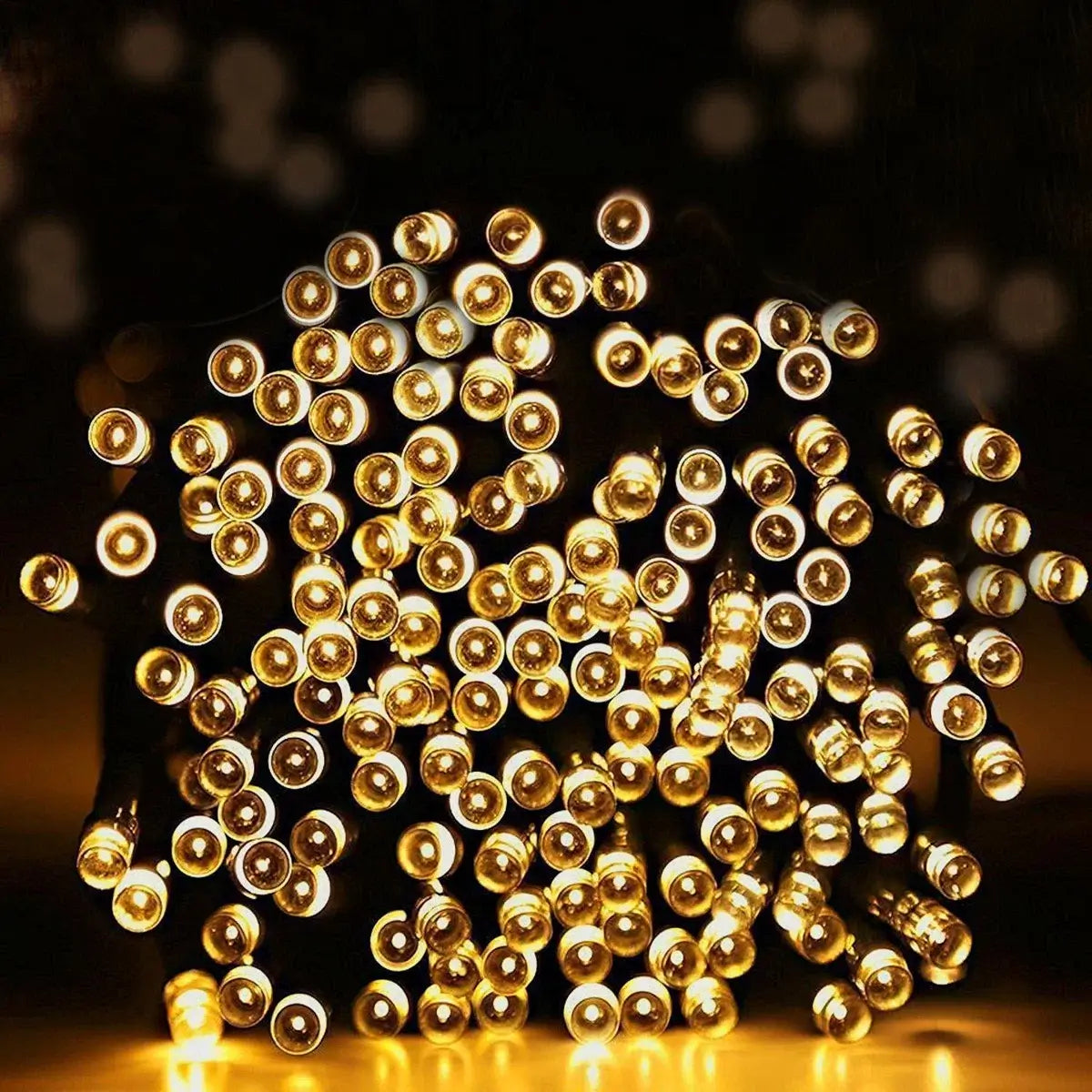 Luces Navideñas Solares Cálidas 🌟– Decoran y Ahorran tu Hogar – Ilumina sin Preocuparte del Consumo