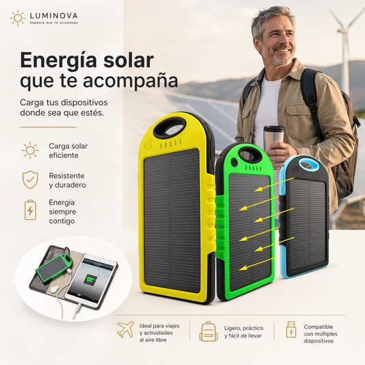 Cargador Solar Power Bank