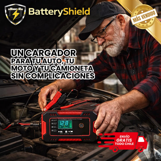 BaterryShield - Cargador de Batería - Carga y Repara Automáticamente