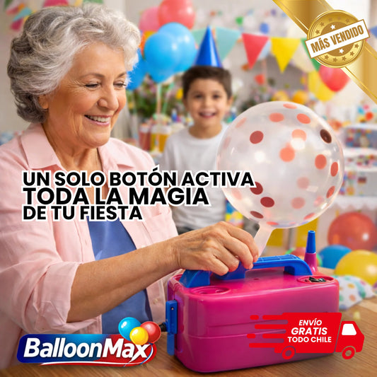 INFLADOR DE GLOBOS ELÉCTRICO 🎈 600W ⚡️ Decora tu fiesta en minutos sin cansarte